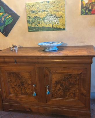 Credenza in radica di ciliegio