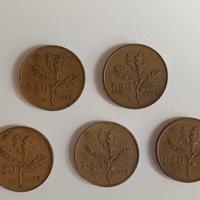 monete lire 20 1957