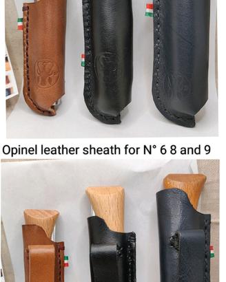 fodero custodia Opinel_6_8_9 in pelle o cuoio
