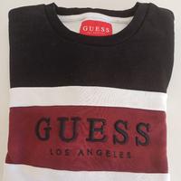 Felpa uomo Guess taglia L bianca