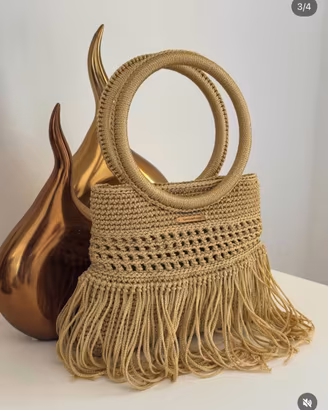 borsa  crochet  fatte a mano