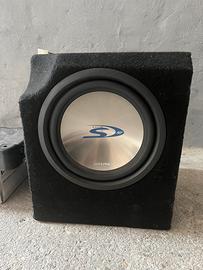 Subwoofer Alpine e amplificatore Phase