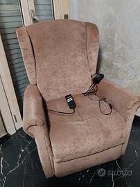Poltrona elettrica E K100 color tortora