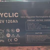 Batteria AGM 12V 120Ah fotovoltaica,ciclica– 2023