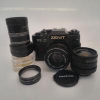 Fotocamera analogica Zenith 122 + kit macro