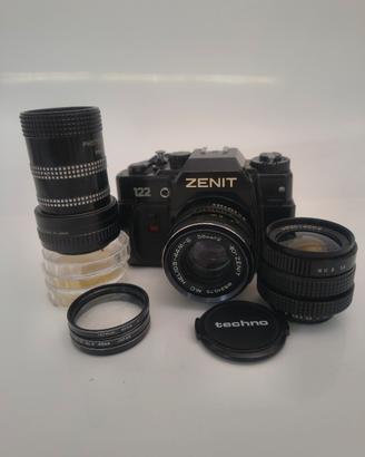 Fotocamera analogica Zenith 122 + kit macro