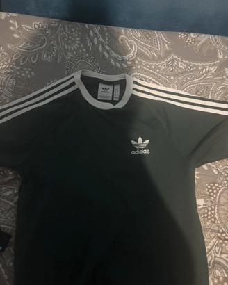 Maglietta verde scuro uomo adidas taglia S