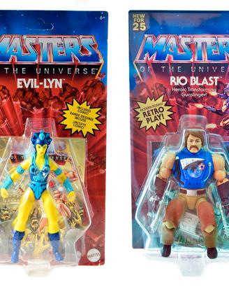 Masters Of The Universe Origins Rio-Blast e Evil-L