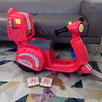 Vespa play-doh pizza delivery