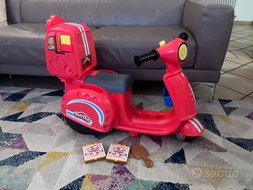 Vespa play-doh pizza delivery