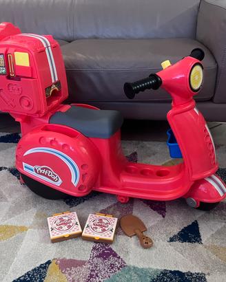 Vespa play-doh pizza delivery
