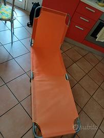 lettino mare pieghevole 