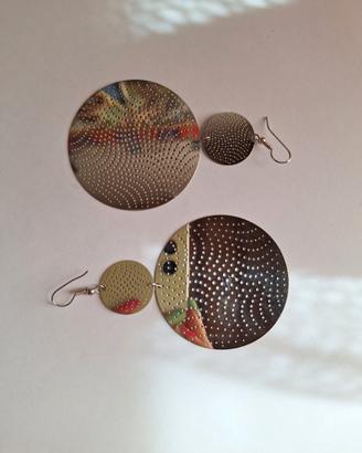 Orecchini pendenti color argento