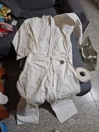 kimono white tiger cotone - judo taekwondo