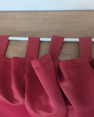 Tende Camera Letto Rosso Scuro