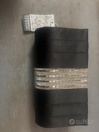 Pochette per cerimonia nero