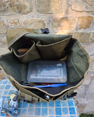 Borsa e valigetta porta attrezzi pesca