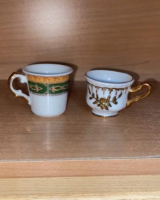 Coppia di Tazzine da Caffè Vintage