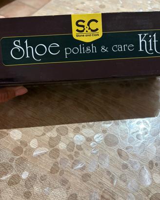 Kit manutenzione e pulizia scarpe