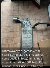 Abarth scarico originale 