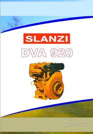 motore slanzi diesel DVA 920 due cilindri