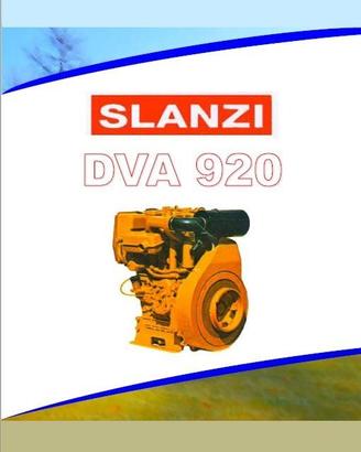 motore slanzi diesel DVA 920 due cilindri