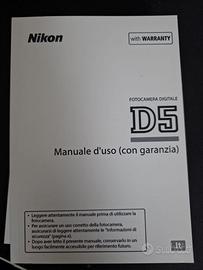 Manuale italiano Nikon D5