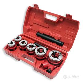 FILIERA MANUALE A CRICCO SET 9 PEZZI FILETTATURA T