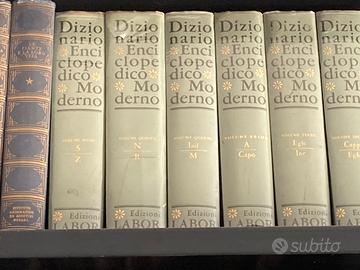 DIZIONARIO ENCICLOPEDICO MODERNO 6 VOLUMI  1959