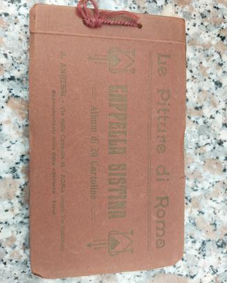 Album 20 cartoline vintage - Le Pitture di Roma