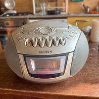 Radio cd musicassetta sony