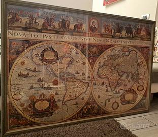 puzzle Ravensburger incorniciato planisfero antico