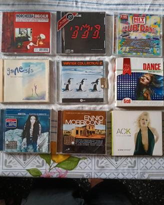 Lotto 9 CD Originali Rock Pop Dance Genesis Police