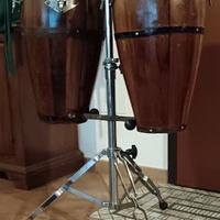 Latin Percussion coppia Conga Brasiliane e staffa