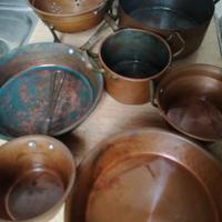 padelline in rame vintage