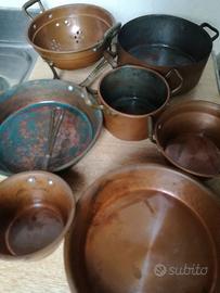 padelline in rame vintage