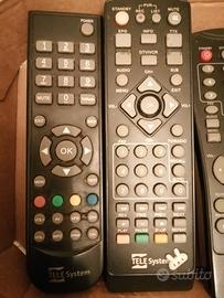 Telecomandi Tele system per satellitare terrestre.