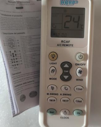 Telecomando climatizzatore universale