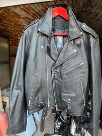 elegante giubbotto per moto custom