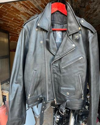 elegante giubbotto per moto custom