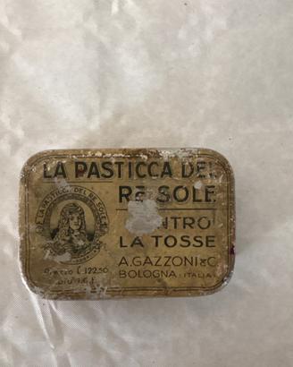 Rara Scatola in Latta Vintage anni 40/50