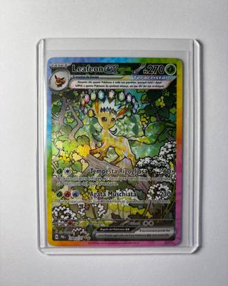 Carta pokemon - Leafeon EX Full Art 144/131