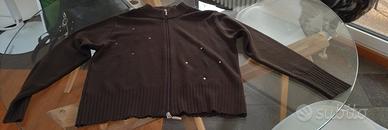 Maglia donna marrone M