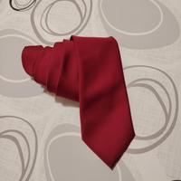 cravatta uomo rosso scuro 