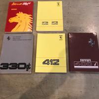 Libretti uso e manutenzione originali Ferrari.