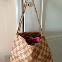 Borsa di paglia vintage anni 90
