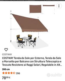 Tende da sole senza fori