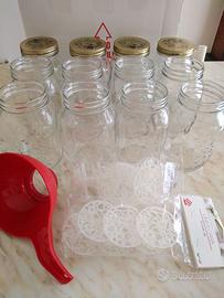 Kit accessori nuovi per conserve olive/verdure