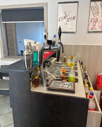 Bancone per preparazione cocktail