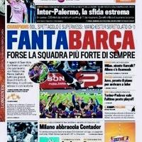 Gazzetta dello Sport Barcellona Champions 2011
